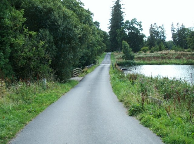 Track past Ornamental Lake