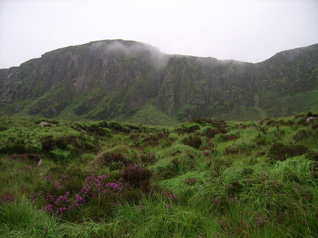 Looking SW towards the Great Gulley from the Windy Gap/Sandy Brae track