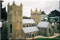 Wimborne model town: the minster from the south