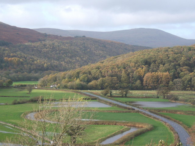 View from High Cross to Lickle valley and Duddon Bridge