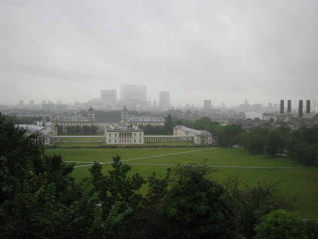 Greenwich Park, The Queens House and The National Maritime Museum