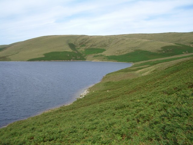 Eastern shore of Craig Goch reservoir