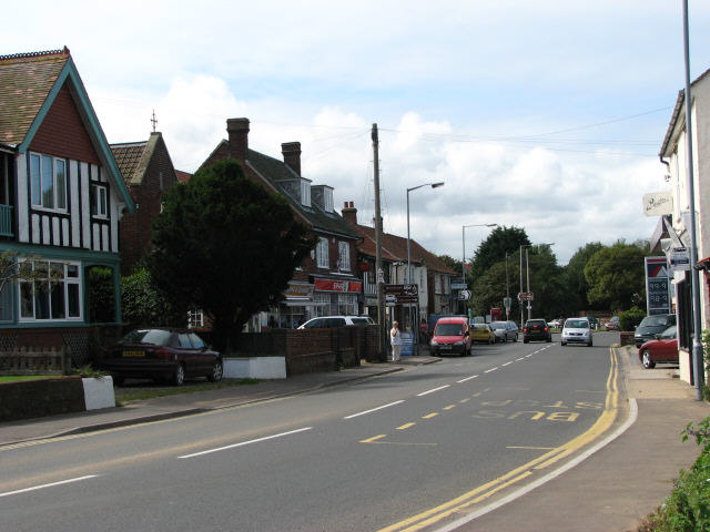 Shops on the A149 through West Runton © Evelyn Simak :: Geograph ...