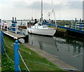 Entering the lock, Heybridge Basin