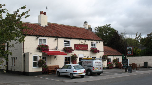 The Fox and Hounds at Langthorpe © Gordon Hatton :: Geograph Britain ...