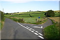 SO1442 : Turn right to Fedwlydan farm by Shaun Ferguson