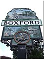 TL9640 : Boxford Village Sign by Keith Evans