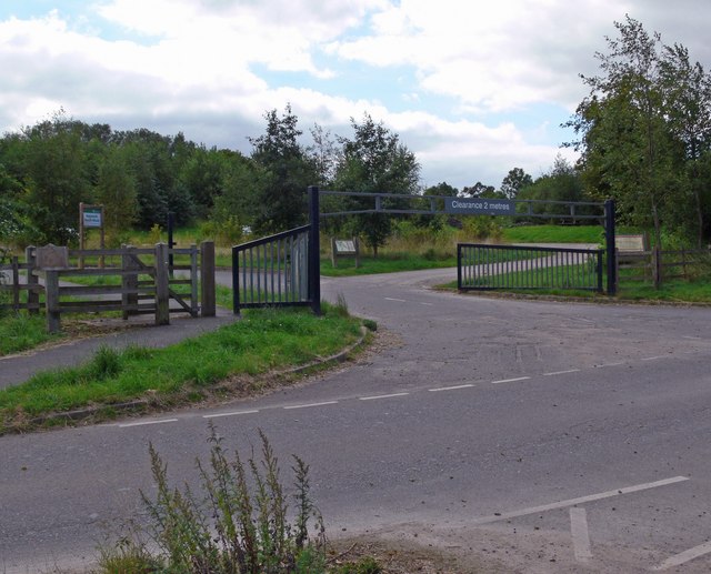 Car Park At Bagworth Heath Wood Mat Fascione Ccbys