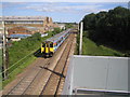 Cheshunt: Railway line to Broxbourne