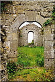 M8598 : West doorway of church at Estersnow, Co. Roscommon by Kieran Campbell