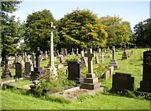 SE1823 : Liversedge Cemetery, Clough Lane, Liversedge by Humphrey Bolton