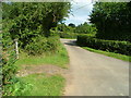 Road junction at Trostrey Common