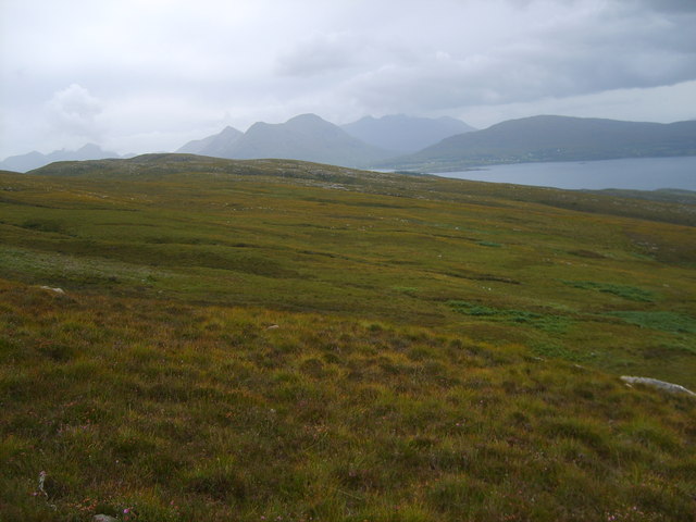 Moorland in the middle of the island