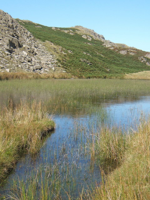 Stream outlet from Stickle Tarn