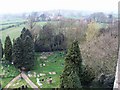 North-west from the tower