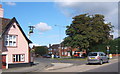 Road junction in Claydon