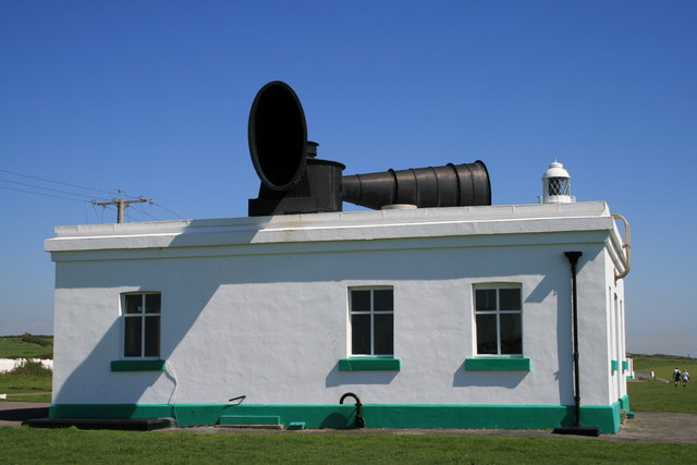 Foghorn at Nash Point Lighthouse