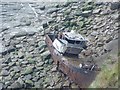 NZ9506 : Shipwreck above North Cheek by Peter Church