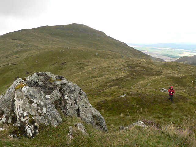 Rocky outcrop on Meall an Daimh