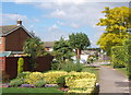 Footway between houses