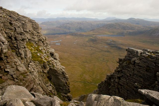 The crags of Spidean Coinich on Quinag