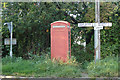 Telephone Box & Sign Post, Methwold Hythe