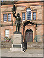 NT4728 : The Fletcher Statue in Selkirk by Walter Baxter