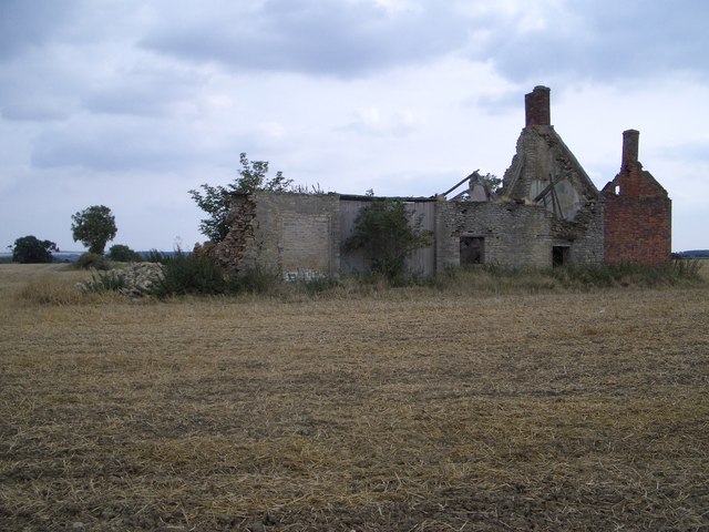 Ruined Farmhouse & Barn Beside Oundle Wood - II
