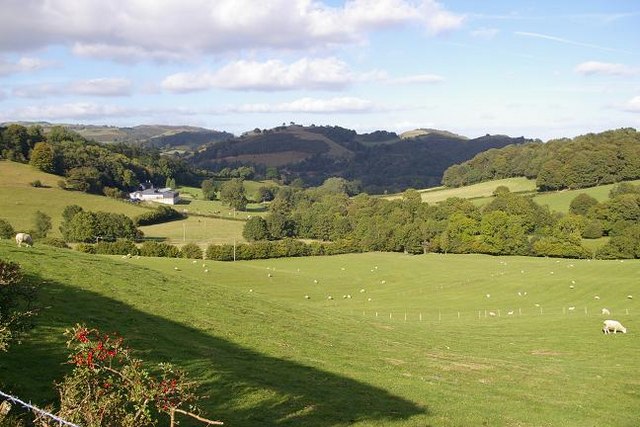 Countryside near Llanfyllin