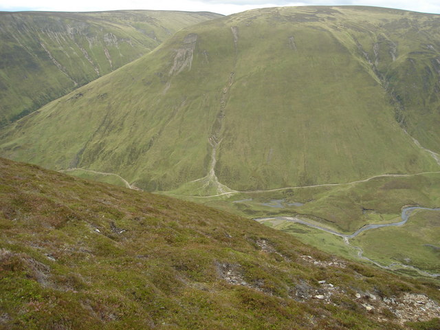 Allt Loch an Duin from near Creag an Dubh-chada
