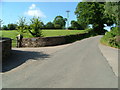 Road & entrance to farm