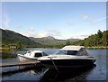 Boats on mooring, Ardlui Marina & Caravan Park.