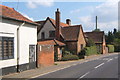 TM0848 : Roadside properties, Somersham by Andrew Hill
