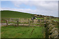 Stile onto farm track