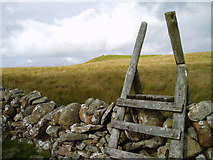 NX6489 : Stile on the Southern Upland Way, Culmark Hill by Bob Peace