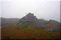 NR8942 : Cairn on Beinn Bharrain. by Steve Partridge