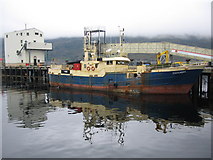 NH1293 : The ENXEMBRE at Ullapool Pier by Phil Williams