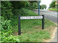 Bigstone Meadow road sign