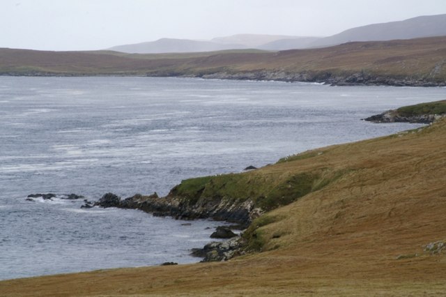 Stream Taing, between Hoga Ness and Snarra Voe
