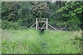 SP6211 : Gated deer fence entrance to Shabbington wood by Shaun Ferguson