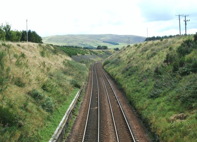South from Gleneagles Railway Station