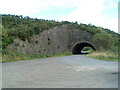 Looking back through the railway arch