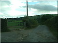 Looking up track to Pen Rhos