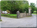 Entrance to the Lodge near Wern-olau