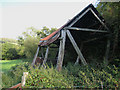 Dilapidated barn near Llanfyllin