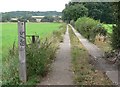 Track to the sewage works