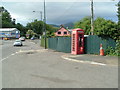 Lonely phone box in Llanfoist