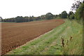 Ploughed field hillside