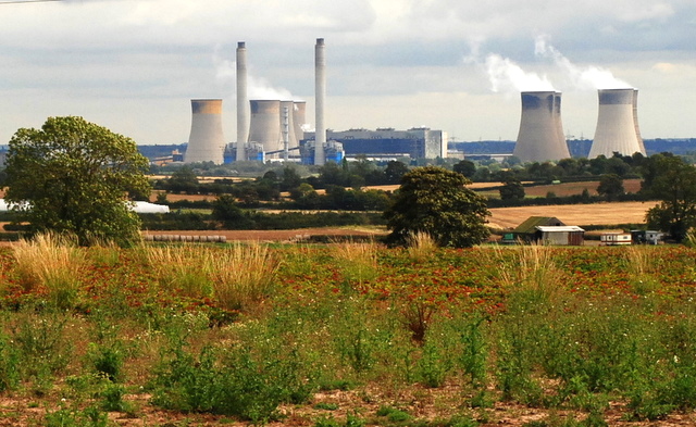 The View To West Burton Power Station © Roger Temple :: Geograph ...