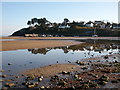 Abersoch harbour at low tide